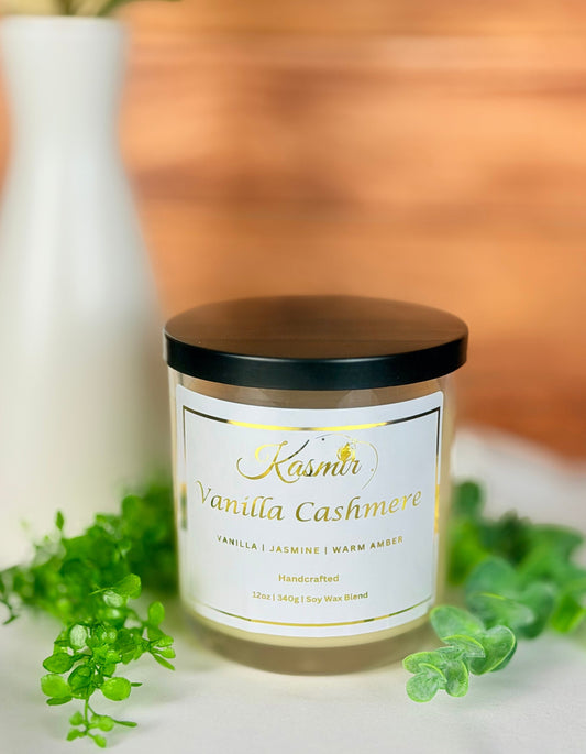Vanilla Cashmere 12oz Wickless Candle
