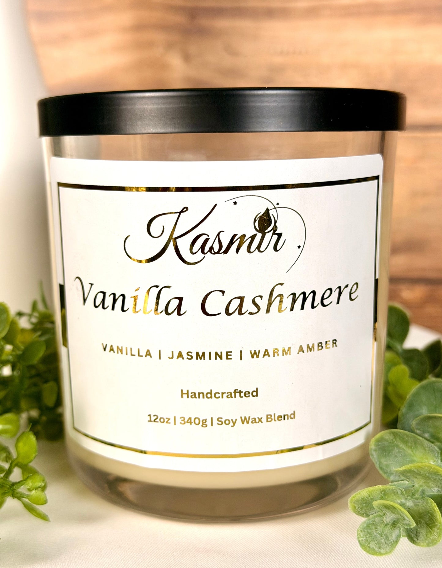 Vanilla Cashmere 12oz Wickless Candle